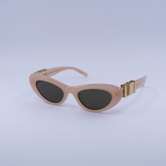 Loewe LW40156U 72E Sunglasses Shiny Pink Cat Eye Frame, Brown Lenses - Picture 1 of 11